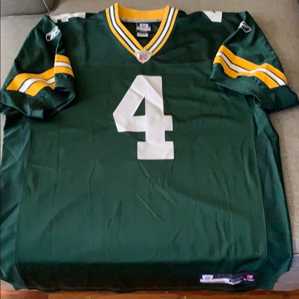 GB Packers Brett Favre home jersey